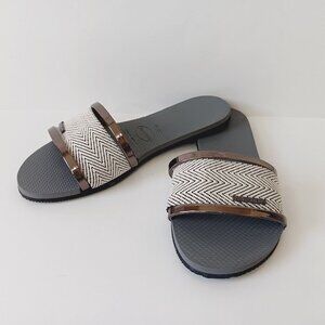 Havaianas Women's Steel Grey You Transcoso Premium Sandals Size 9/10